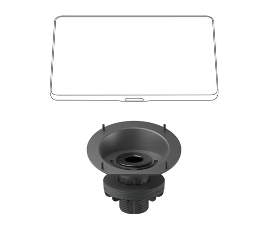 Logitech Tap Riser Mount – Graphite | Elevated Mounting Solution for Tap Touch Controller – WW