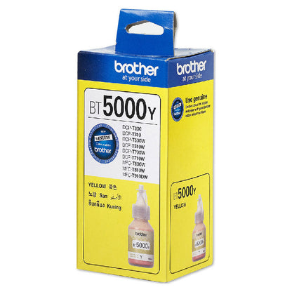 Brother BT5000Y Yellow Ink Bottle – Approx. 5,000 Pages – product view