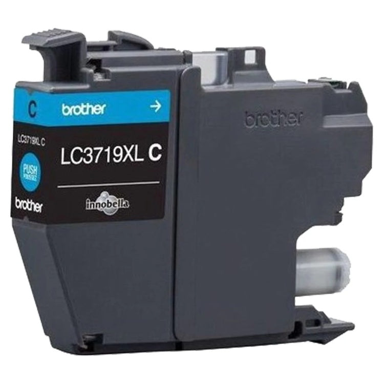 Brother LC3719XLC Cyan High-Yield Ink Cartridge – cartridge view