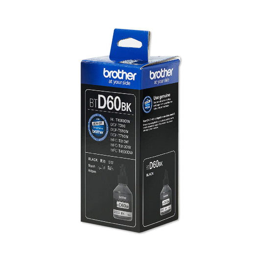 Brother BTD60BK Black Ink Bottle – product view