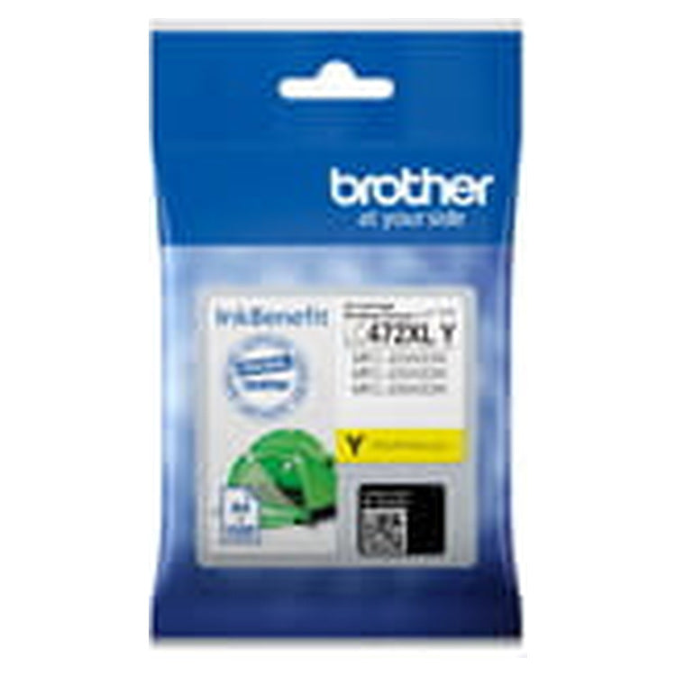 Brother LC472XLY Yellow High-Yield Ink Cartridge – Approx. 1,500 Pages – alternate view 2