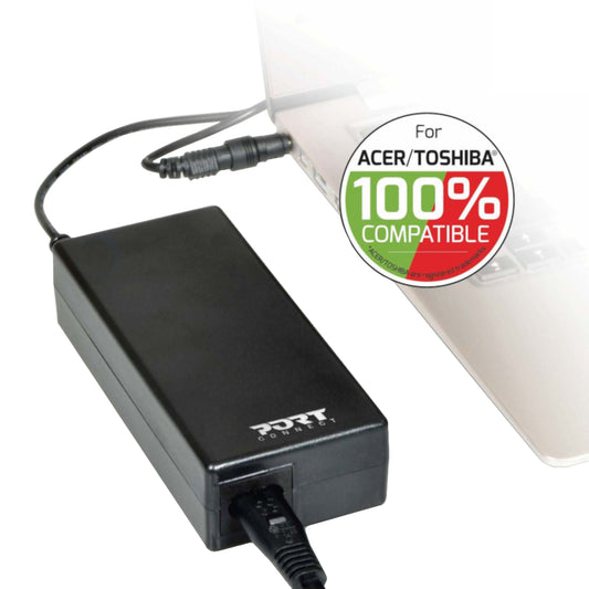 Port 65W Acer & Toshiba AC Adapter