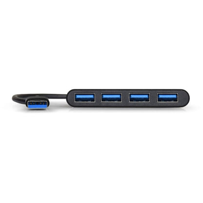 Port USB3.0 Black Plug & Play 4-port Hub