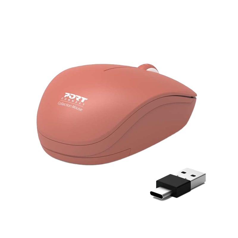 Port 2.4GHz Collection II Terracota Wireless Mouse
