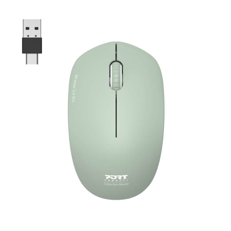 Port 2.4GHz Collection II Vert Olive Wireless Mouse