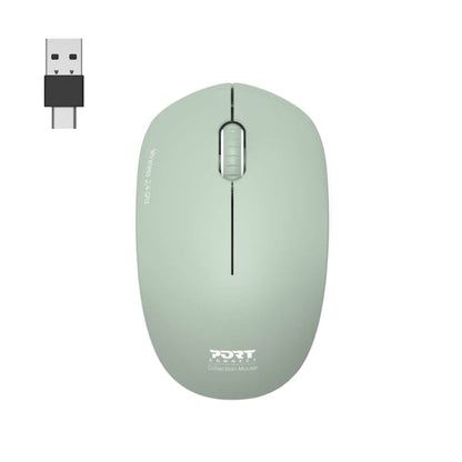 Port 2.4GHz Collection II Vert Olive Wireless Mouse