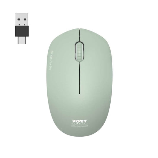Port 2.4GHz Collection II Vert Olive Wireless Mouse