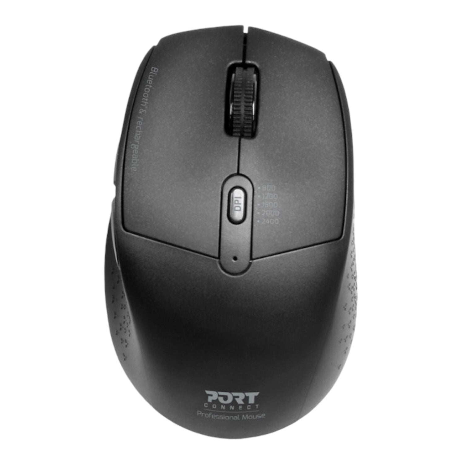 Port Connect 2.4GHz Wireless Bluetooth® Rechargeable Mouse PRO offers seamless dual connectivity for modern professionals.