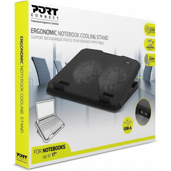 Port Designs cooling stand front view.

