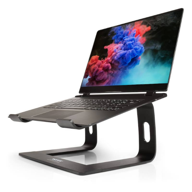 port-connect-ergonomic-10-15-6-aluminium-notebook-stand