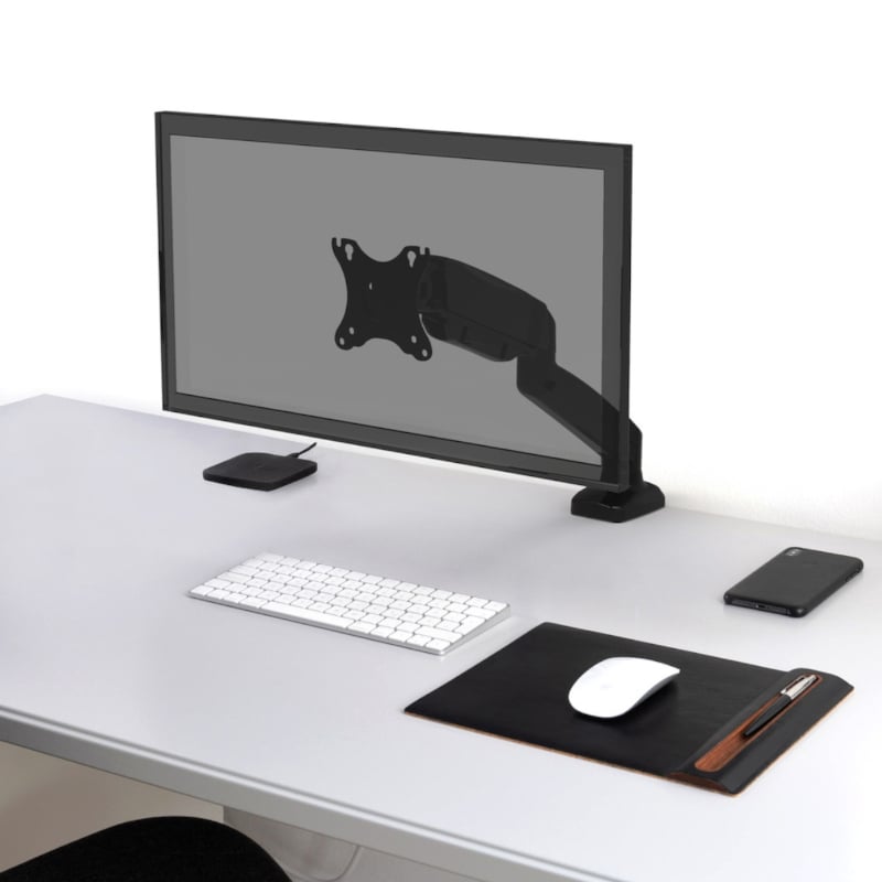 Port Single-Screen Vesa Mountable up to 32" Desk Monitor Arm