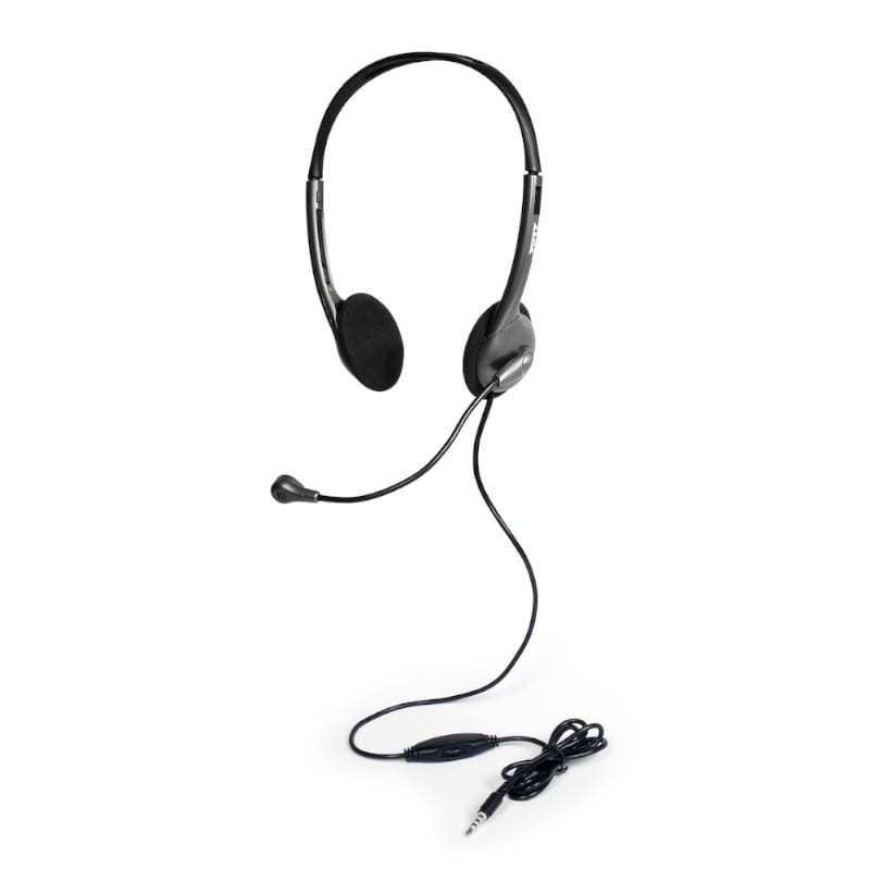 Port Black Stereo Combo-Jack Headset