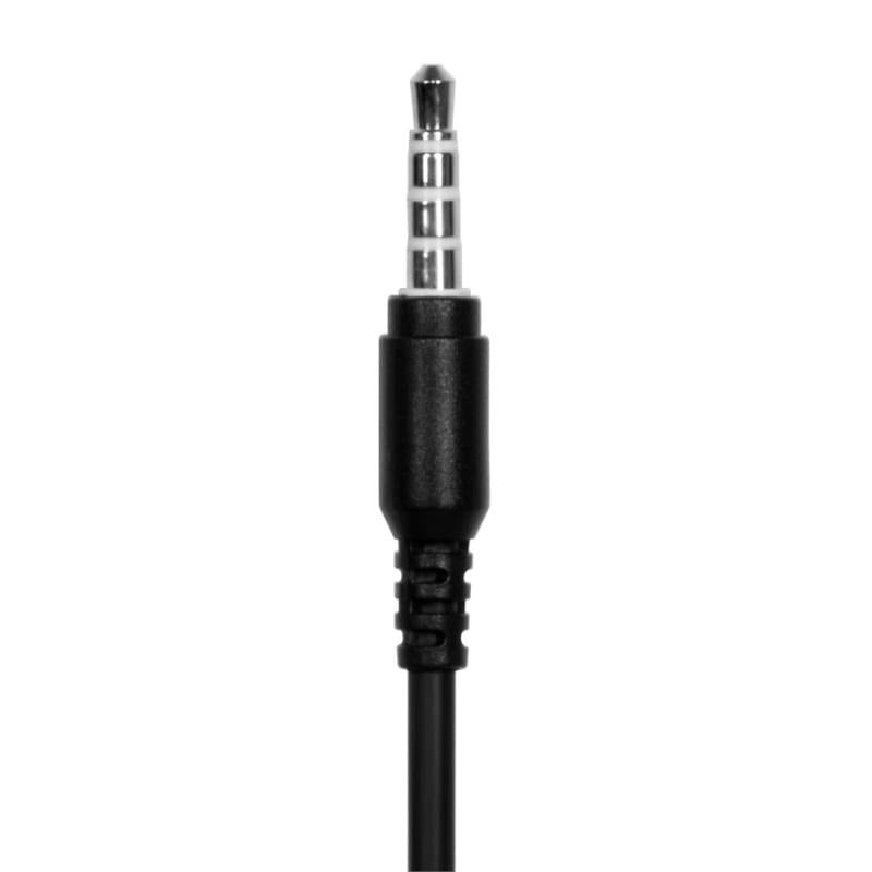 Port Black Stereo Combo-Jack Headset