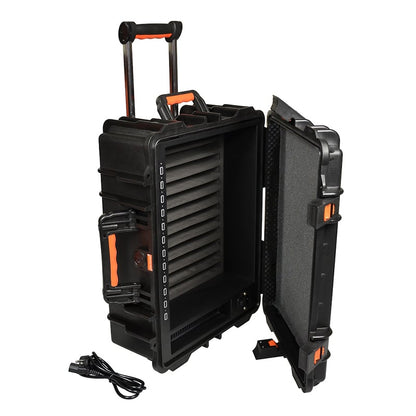 Port Trolley case with 12 11" shelves