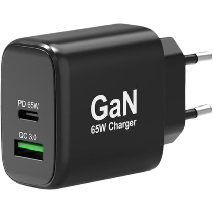 Port Connect 65W GaN Type-C and USB-A Fast Charger