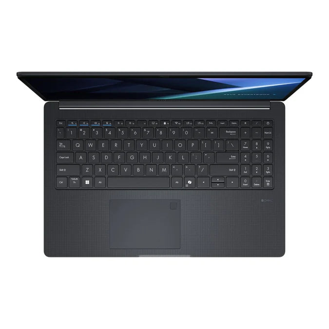 ASUS ExpertBook B1 15.6" FHD Laptop – i7-1355U, 16GB RAM, 512GB SSD, Win 11 Pro, Business-Ready (top-down)