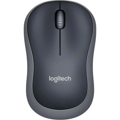 Logitech M185 Swift Grey wireless mouse 910-002235 front view