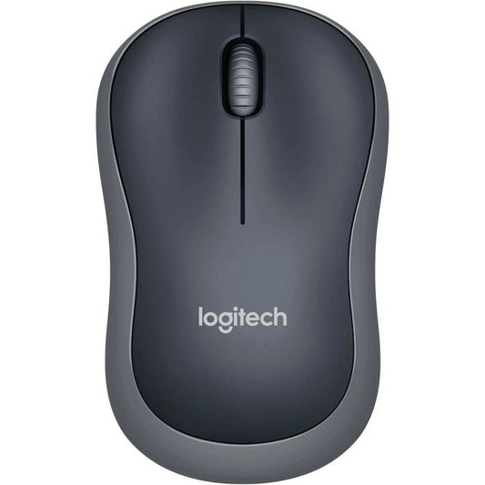 Logitech M185 Swift Grey wireless mouse 910-002235 front view