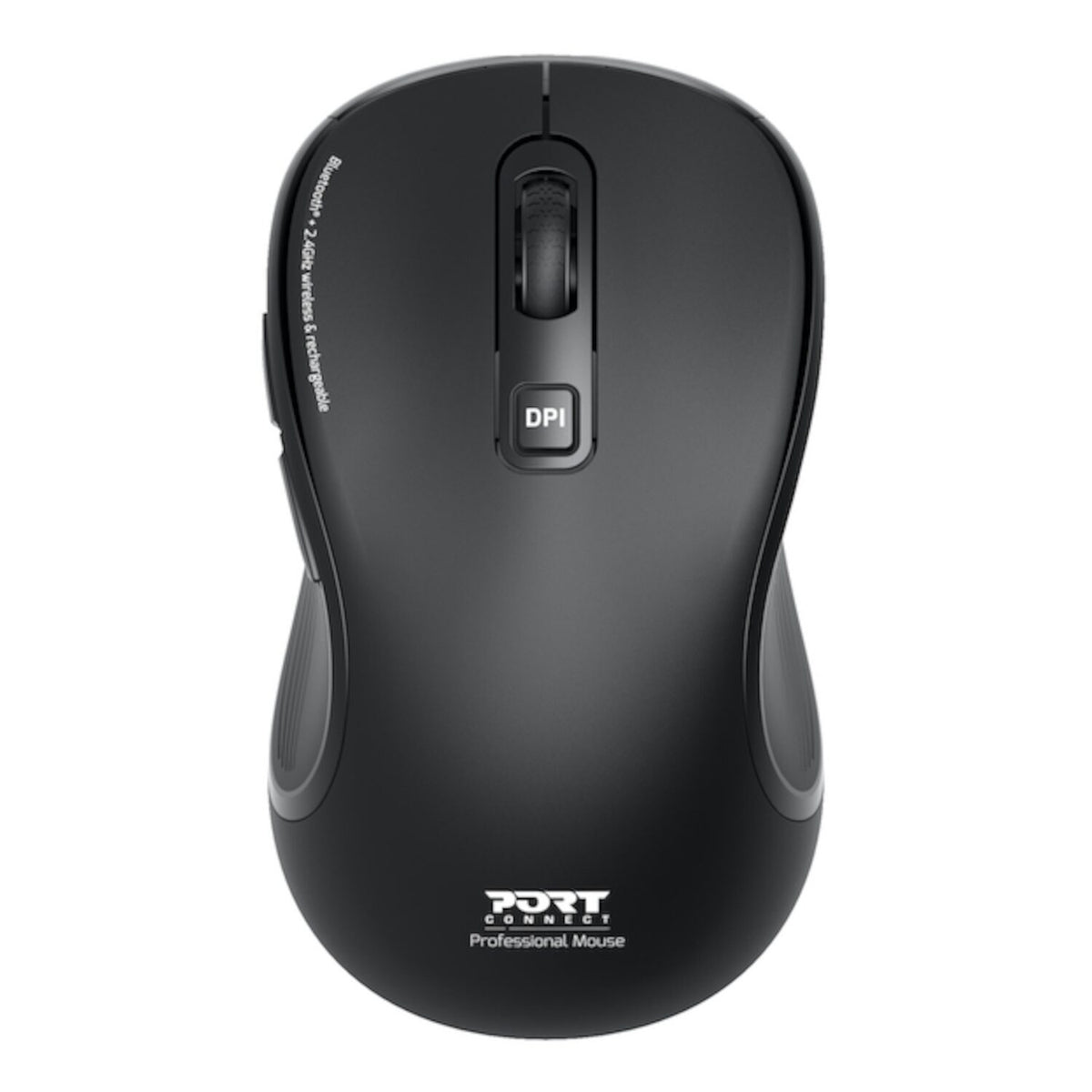 Port Connect Essential Bluetooth Wireless Rechargeable Mouse