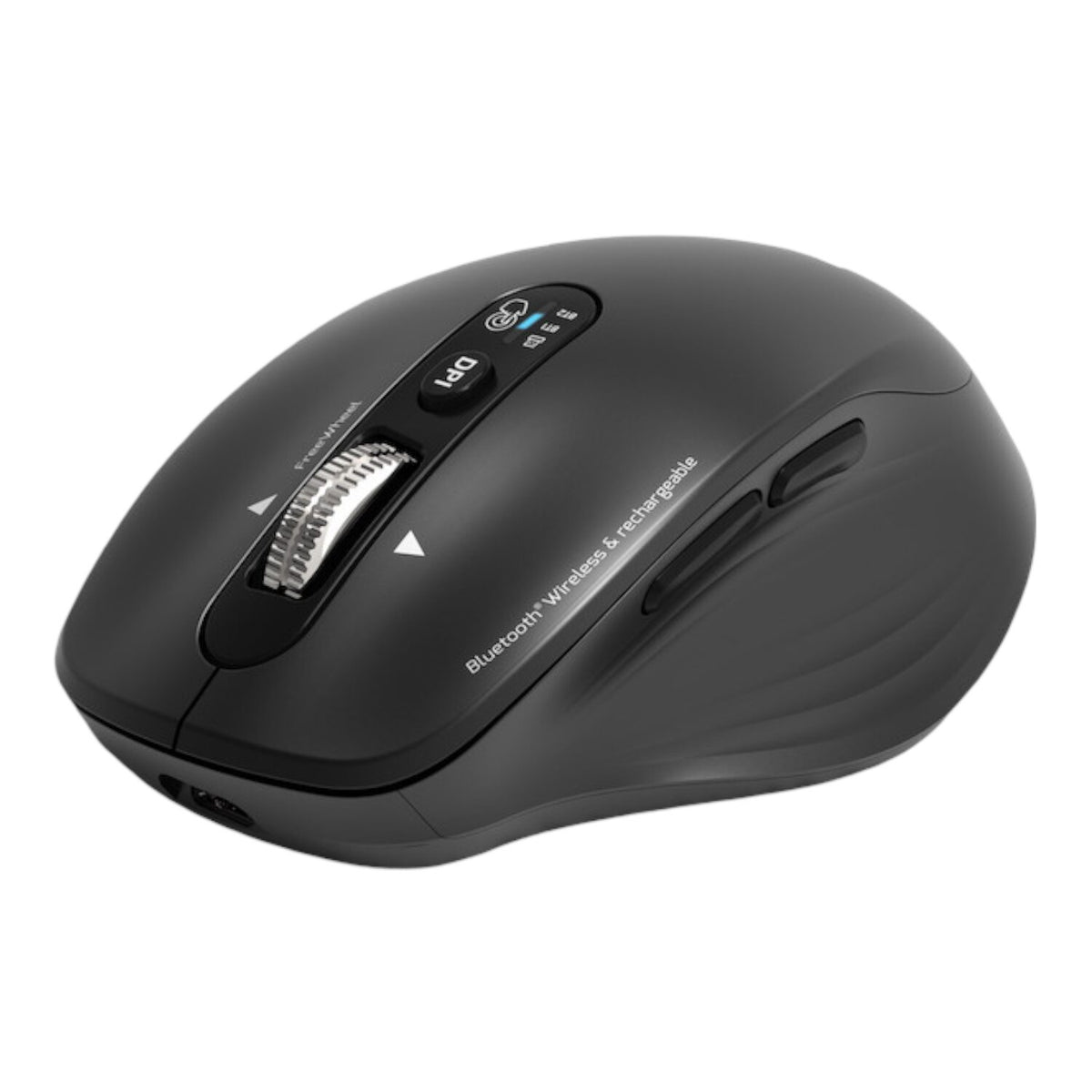 Port Connect Business 2.4GHz Rechargeable Bluetooth Wireless Mouse - Black