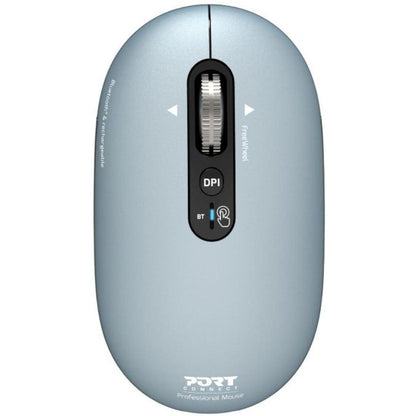 Port Connect PURE MAC Rechargeable Wireless and Bluetooth Mouse - Storm