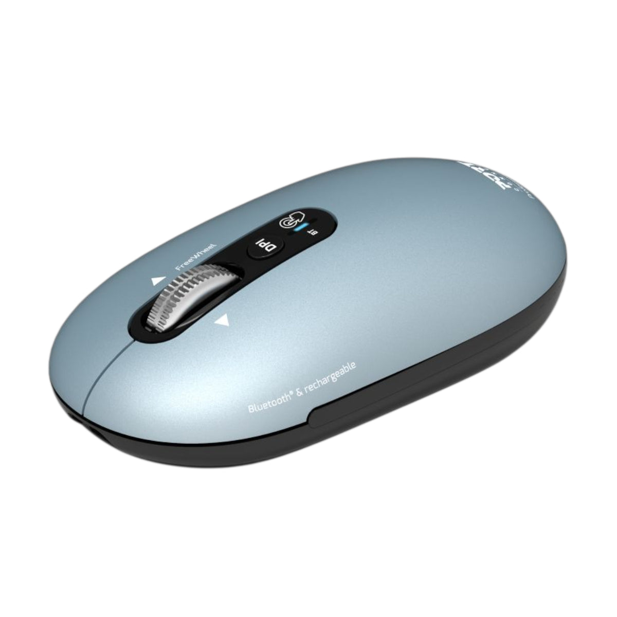 Port Connect PURE MAC Rechargeable Wireless and Bluetooth Mouse - Storm