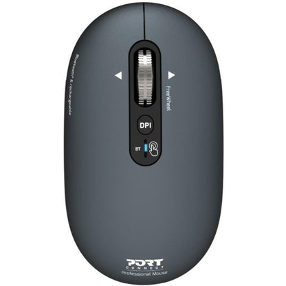 Port Connect PURE MAC Rechargeable Wireless and Bluetooth Mouse - Shadow