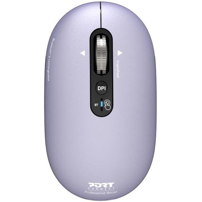 Port Connect PURE MAC Rechargeable Wireless and Bluetooth Mouse - Iris