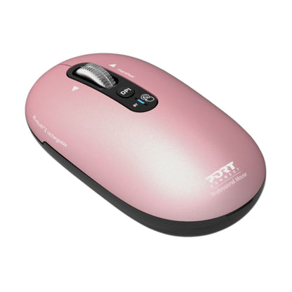 Port Connect PURE MAC Rechargeable Wireless and Bluetooth Mouse - Copper Rose