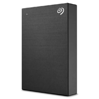 Seagate One Touch 4 TB Portable External HDD – Black with USB 3.2 Gen 1 offers AES-256 Encryption for secure storage.
