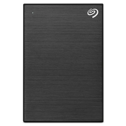 Seagate One Touch 4 TB Portable External HDD – Black with AES-256 Encryption for secure, smart data storage.