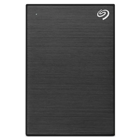 Seagate One Touch 4 TB Portable External HDD – Black with AES-256 Encryption for secure, smart data storage.