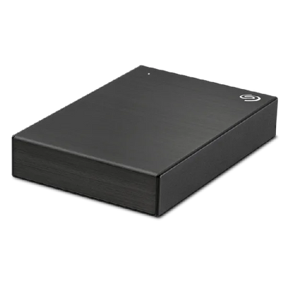 Seagate One Touch 4 TB Portable External HDD – Black offers USB 3.2 Gen 1, AES-256 encryption, and secure storage.