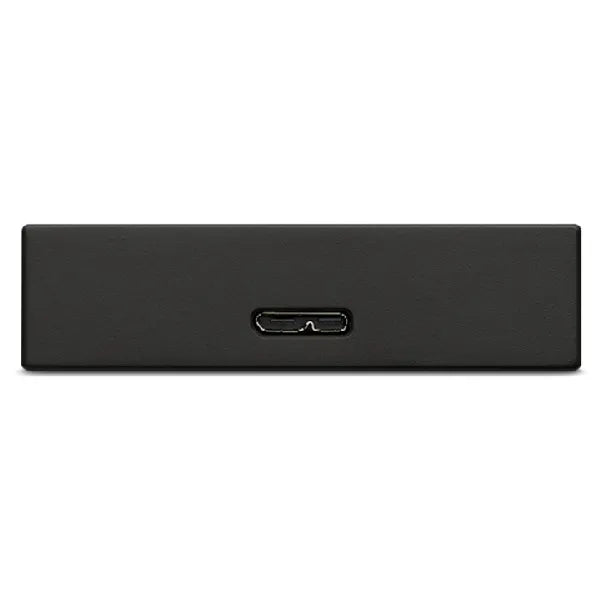Seagate One Touch 4 TB Portable External HDD – Black, USB 3.2 Gen 1 with AES-256 Encryption for secure data storage.
