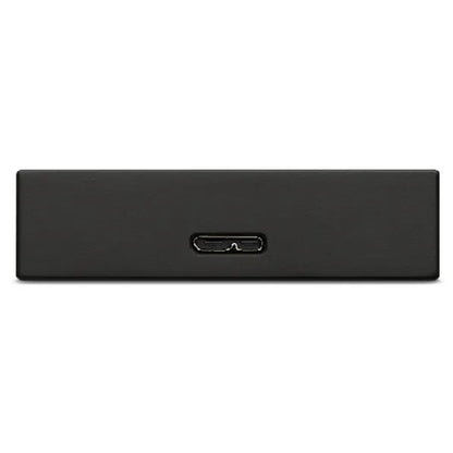 Seagate One Touch 4 TB Portable External HDD – Black, USB 3.2 Gen 1 with AES-256 Encryption for secure data storage.