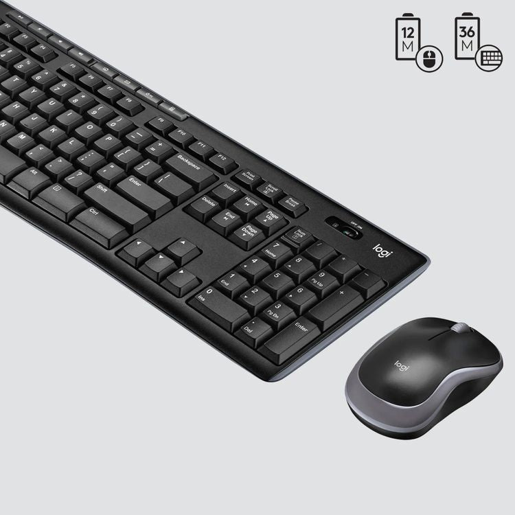 Logitech MK270 wireless keyboard and mouse combo 920-004509 alternate view