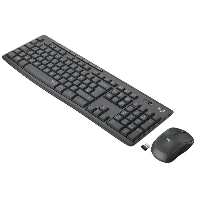 Logitech MK295 Silent Wireless Keyboard and Mouse Combo – Graphite