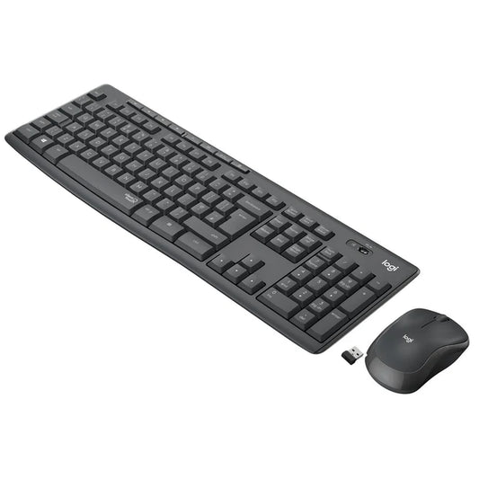 Logitech MK295 Silent Wireless Keyboard and Mouse Combo – Graphite