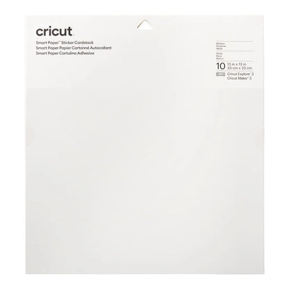 2008317 - Cricut Smart Sticker Cardstock 33x33cm 10 sheets (White)