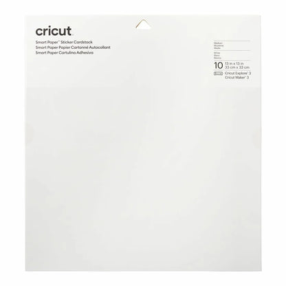 2008317 - Cricut Smart Sticker Cardstock 33x33cm 10 sheets (White)