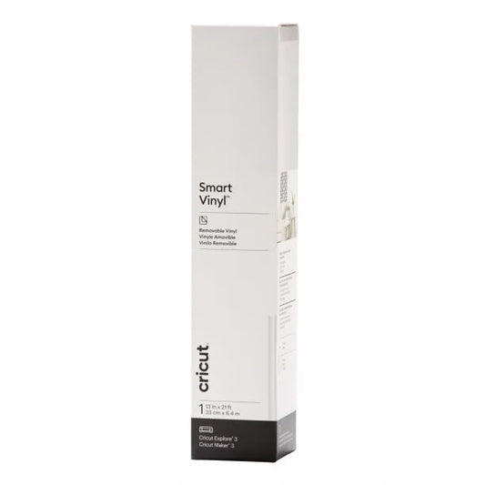 2008649 - Cricut Smart Vinyl Removable 33x640Cm 1 Sheet (White)
