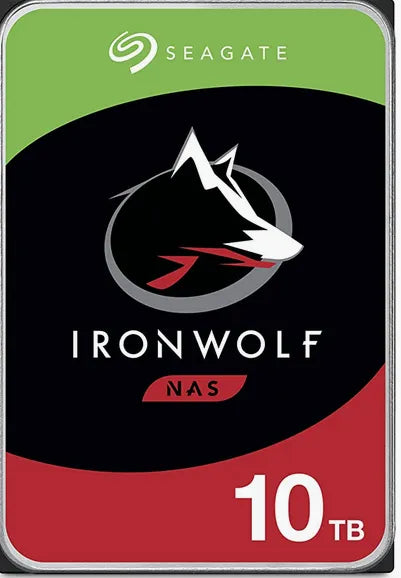 Seagate Ironwolf NAS 10TB 3.5" SATA Internal HDD