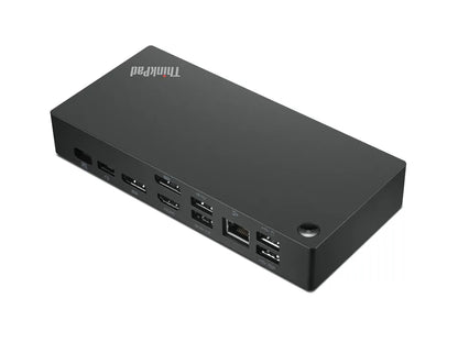 LENOVO ThinkPad Universal USB-C Dock|Support for 3xMonitors|2xDP|1xHDMI|1xUSB-C|3xUSB 3.2|2xUSB 2.0|RJ45|Audio Combo Port