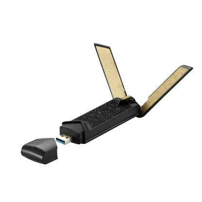 ASUS ROUTER/USB WiFi ADAPTER/AX1800/1201Mbps+574Mbps/Dual band 2.4GHz & 5GHz/MU-MIMO/OFDMA/90IG06H0-MO0R00
