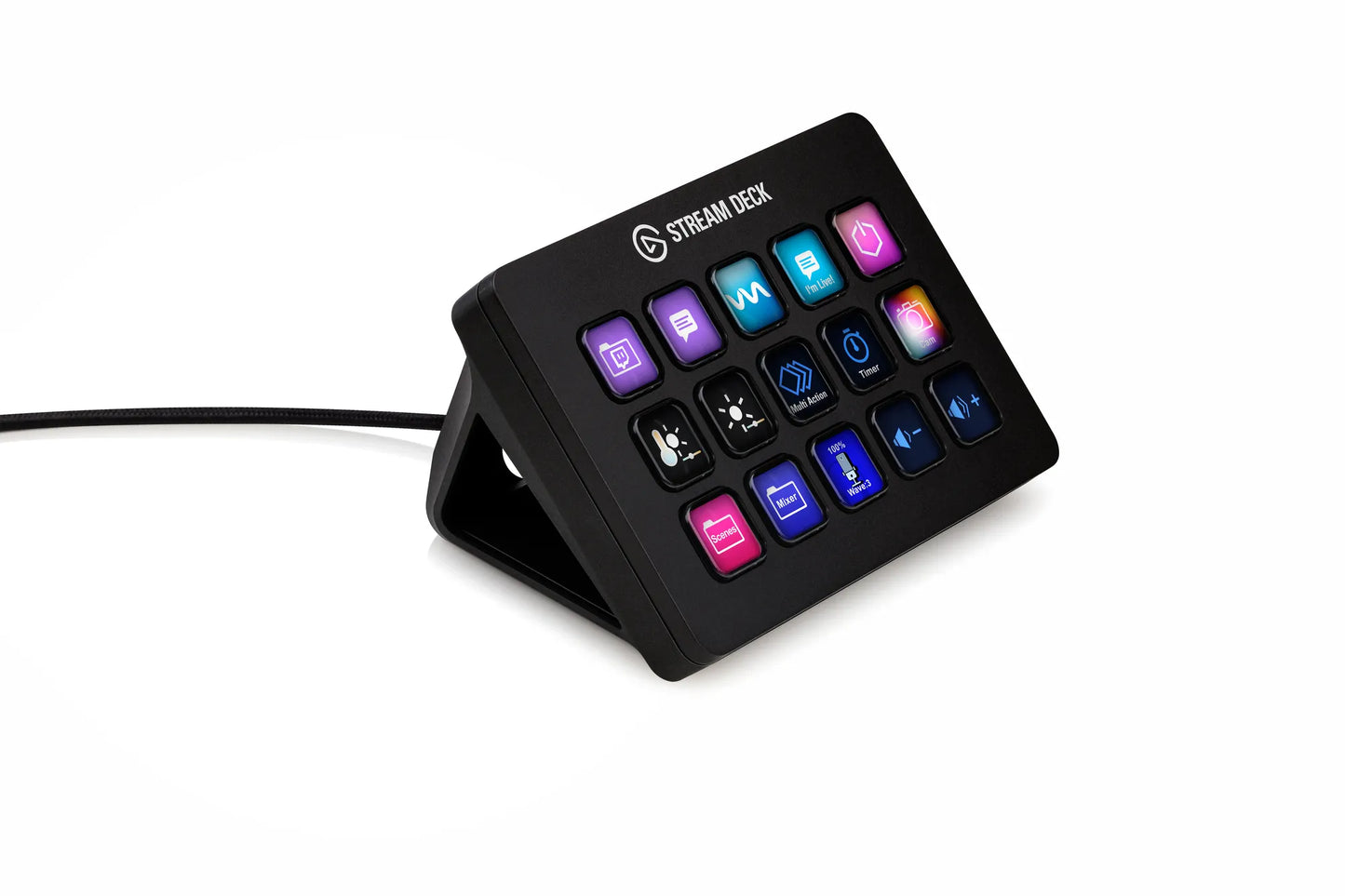Elgato Stream Deck MK.2 - Tactile Control Interface; 15 Customizable LCD Keys