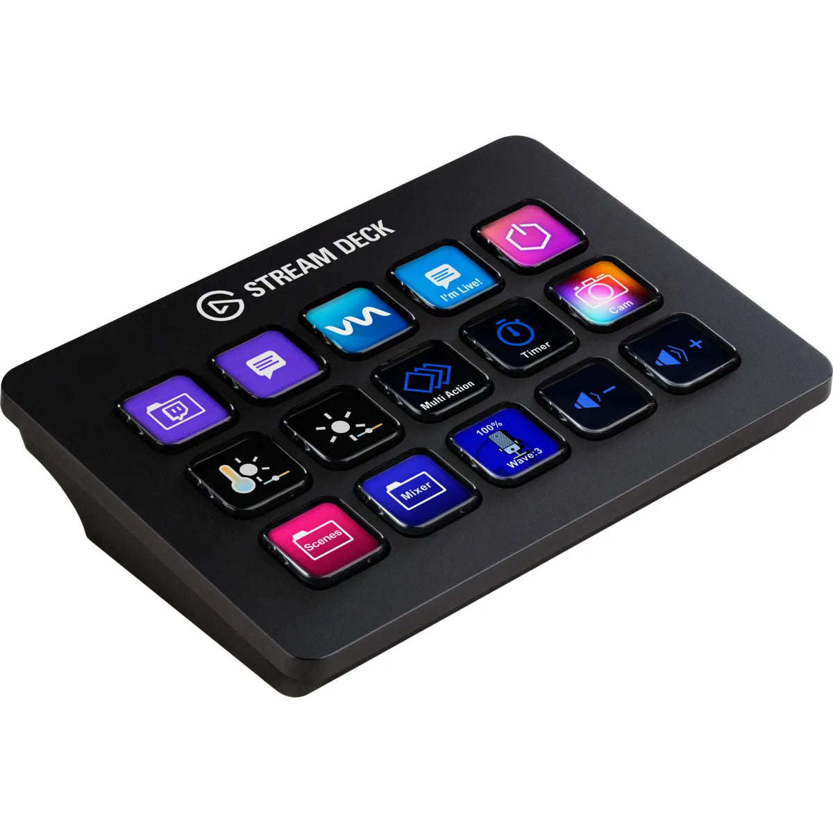Elgato Stream Deck MK.2 - Tactile Control Interface; 15 Customizable LCD Keys