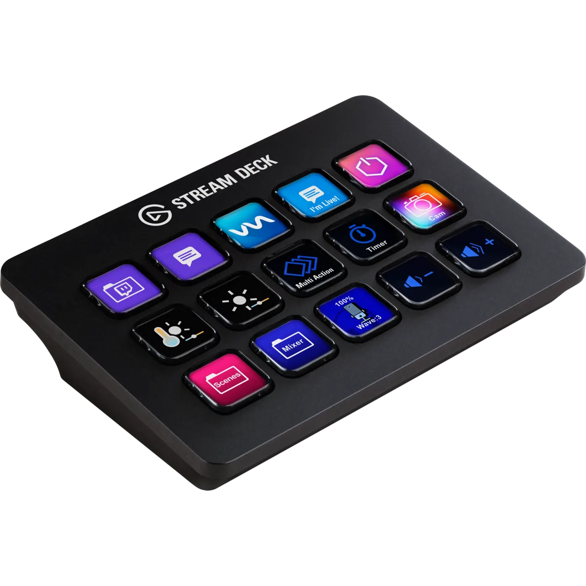 Elgato Stream Deck MK.2 - Tactile Control Interface; 15 Customizable LCD Keys