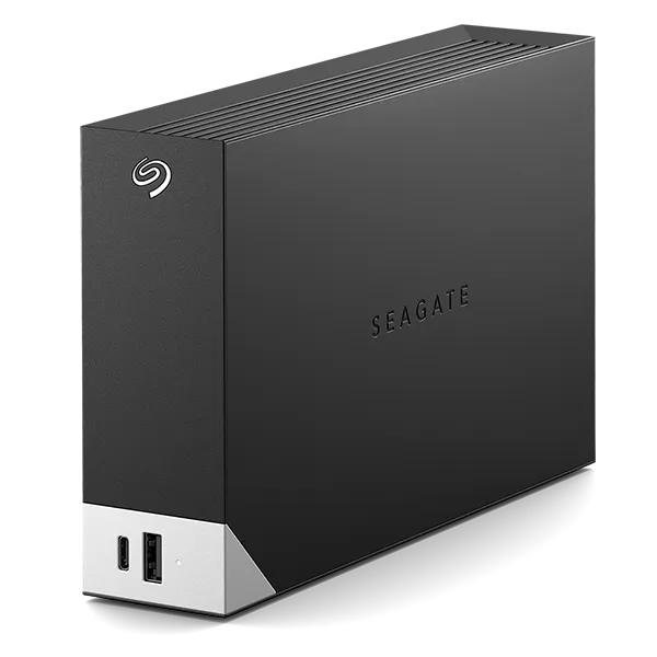 Seagate One Touch 8TB Desktop External Hard Drive with USB-C Hub by Seagate STLC8000400 with backup software