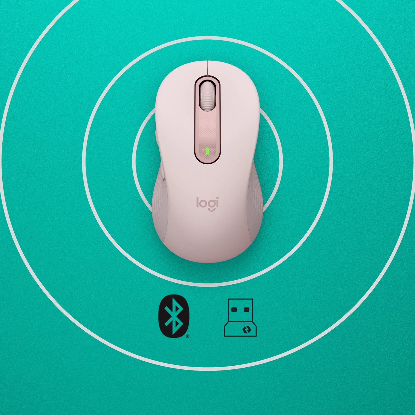 Logitech M650 Signature Wireless Mouse – Ergonomic, Silent Click, Bluetooth offers comfort and precision for work and home use.