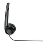 981-000406 - Logitech Headset H390 Black USB Stereo Internet headset adjustable headband Noise cancelling rotating microphone